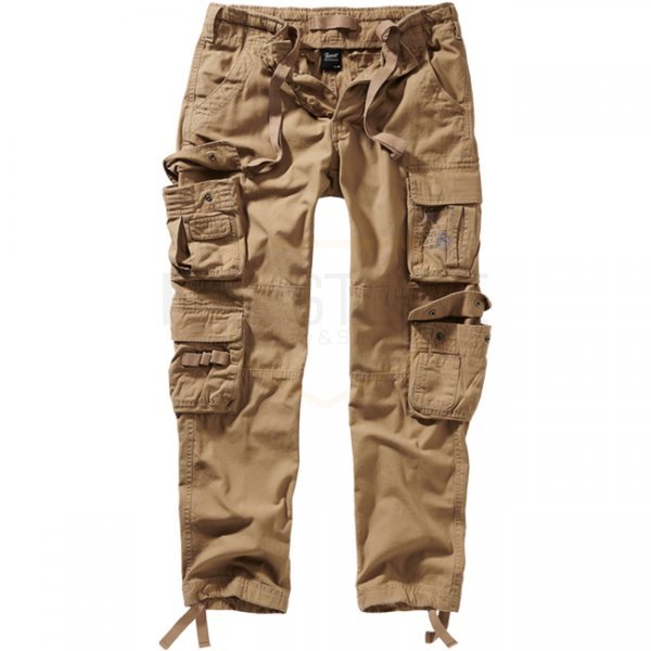 Brandit Pure Slim Fit Trousers - Beige - 4XL