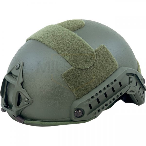 Pitchfork FAST Ballistic Combat Helmet High Cut - Olive - Deluxe - L/XL