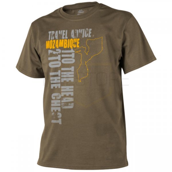 Helikon T-Shirt Travel Advice: Mozambique - Coyote - 3XL