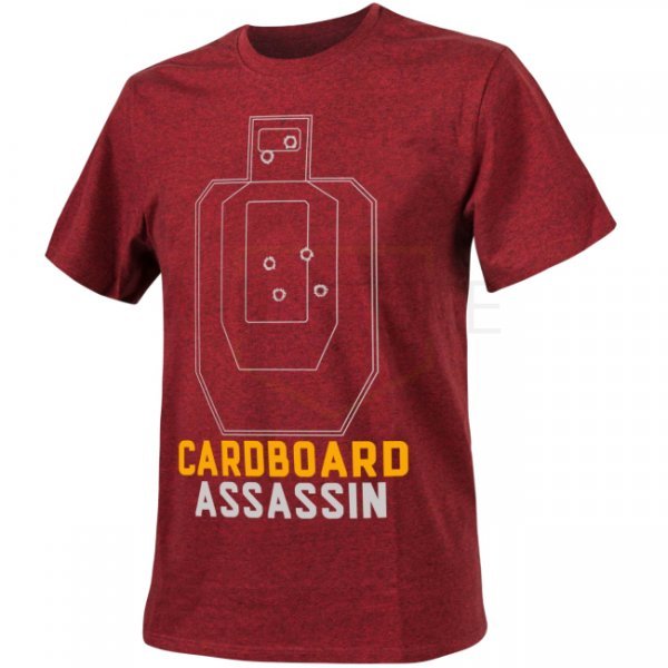 Helikon T-Shirt Cardboard Assassin - Melange Red - L