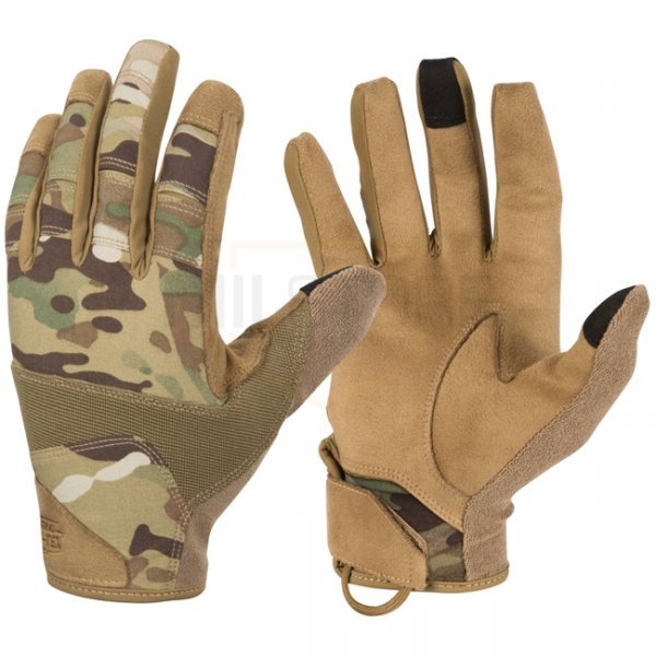 Helikon Range Tactical Gloves - Multicam / Coyote A - L