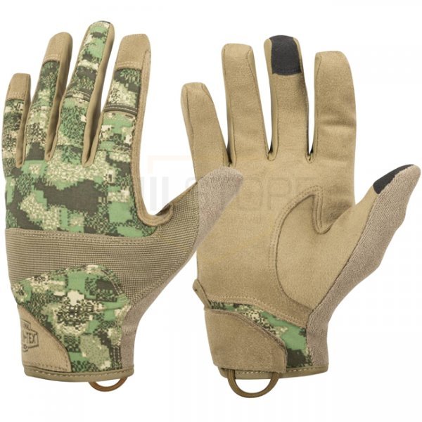 Helikon Range Tactical Gloves - PenCott WildWood / Coyote A - 2XL