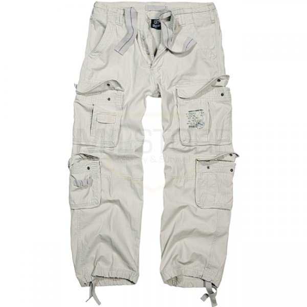 Brandit Pure Vintage Trousers - Old White - M