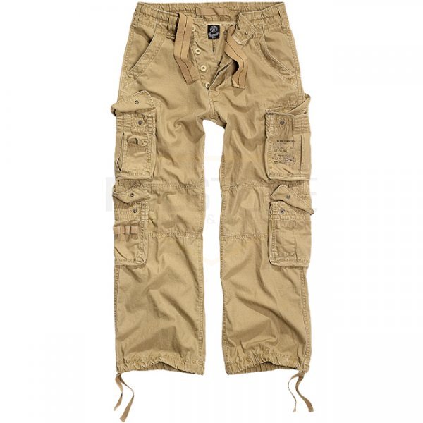 Brandit Pure Vintage Trousers - Beige - L