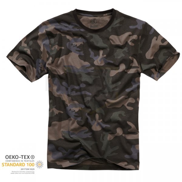 Brandit T-Shirt - Dark Camo - XL