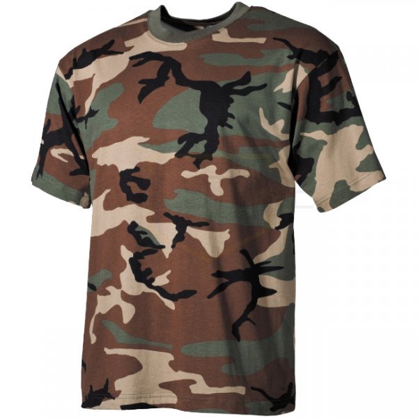MFH US T-Shirt - Woodland - S