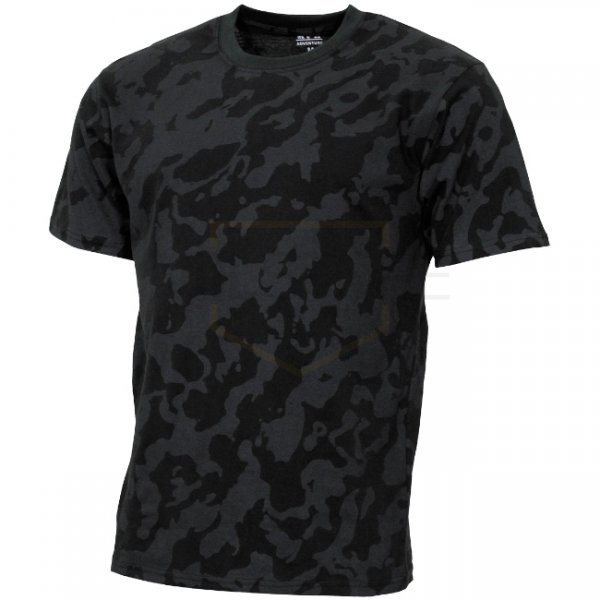 MFH Streetstyle T-Shirt - Night Camo - XL