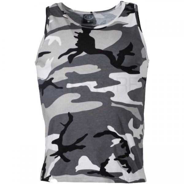 MFH US Tank Top - Urban Camo - L