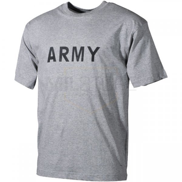 MFH Army Print T-Shirt - Grey - S