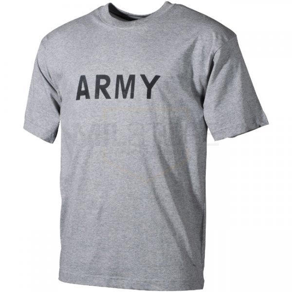 MFH Army Print T-Shirt - Grey - M