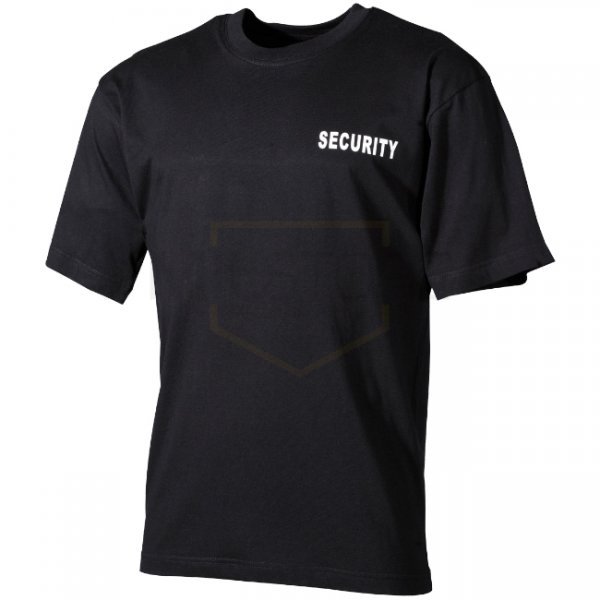 MFH Security Print T-Shirt - Black - 2XL