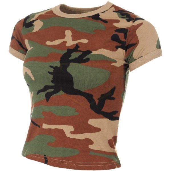 MFH US T-Shirt Women - Woodland - XL