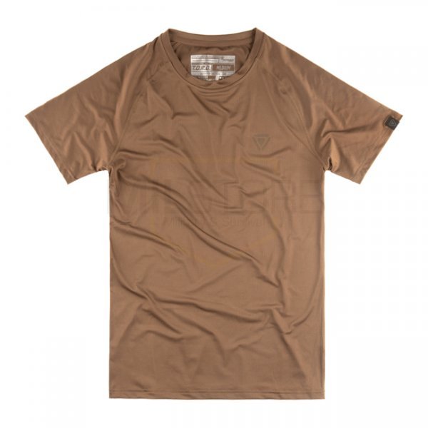 Outrider T.O.R.D. Covert Athletic Fit Performance Tee - Coyote - XS