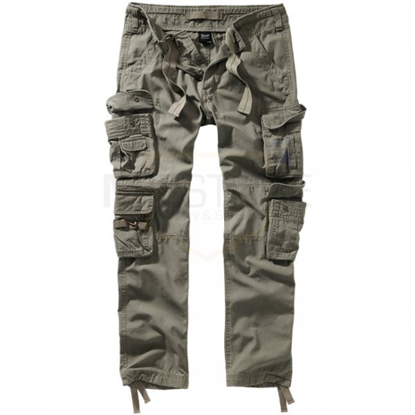 Brandit Pure Slim Fit Trousers - Olive - 3XL