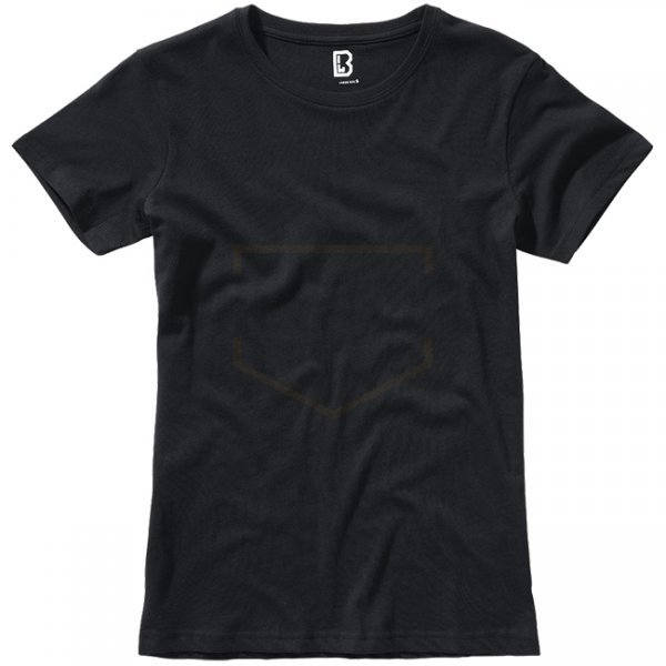 Brandit Ladies T-Shirt - Black - 5XL