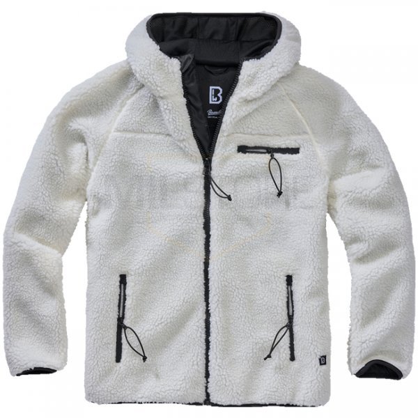 Brandit Teddyfleece Worker Jacket - White - 5XL