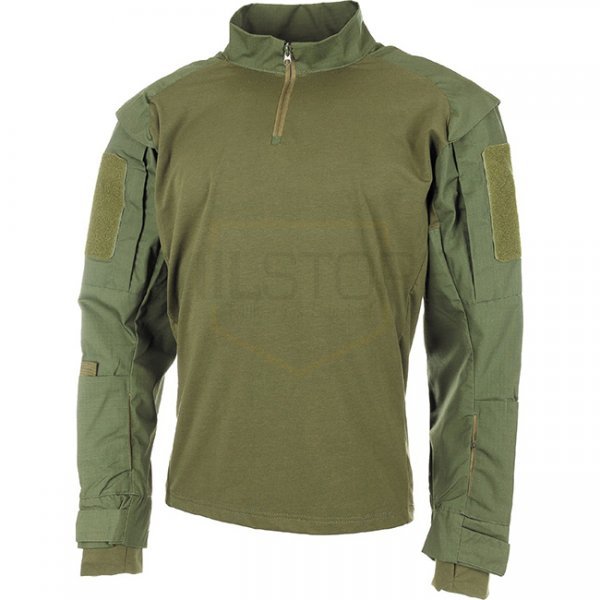 MFHHighDefence US Tactical Shirt Long Sleeve - Olive - L