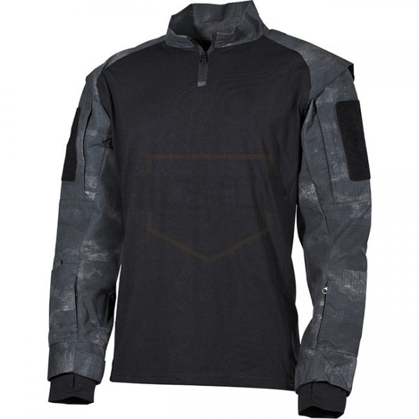 MFHHighDefence US Tactical Shirt Long Sleeve - HDT Camo LE - S