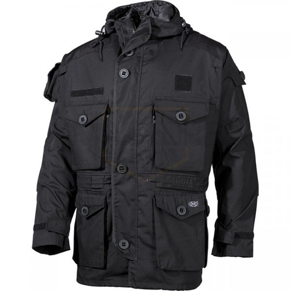 MFHHighDefence SMOCK Commando Jacket Ripstop - Black - 3XL