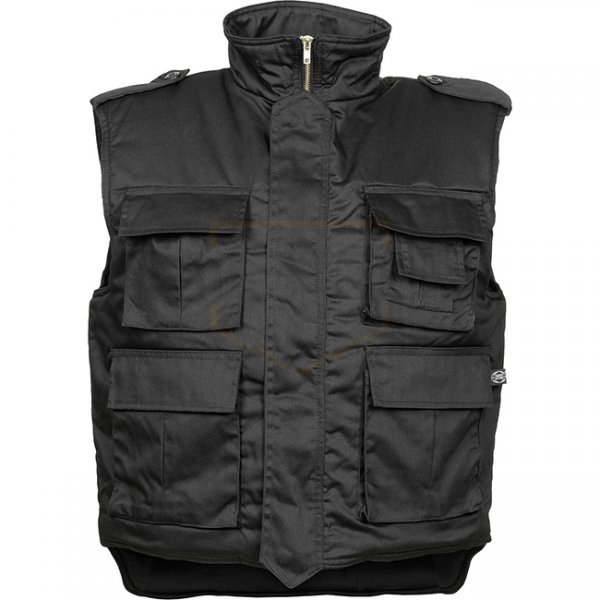 MFH US Quilted Vest RANGER - Black - 3XL
