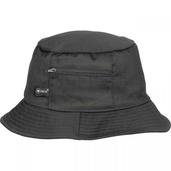 MFH Fisher Hat Small Side Pocket - Black - 59