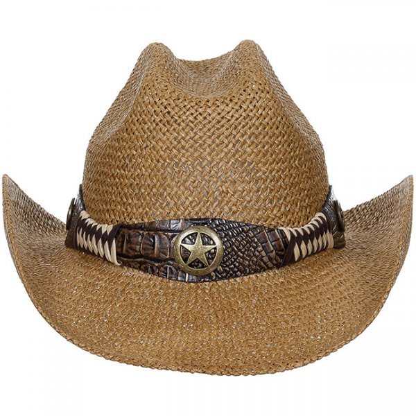 FoxOutdoor Straw Hat Georgia - Brown