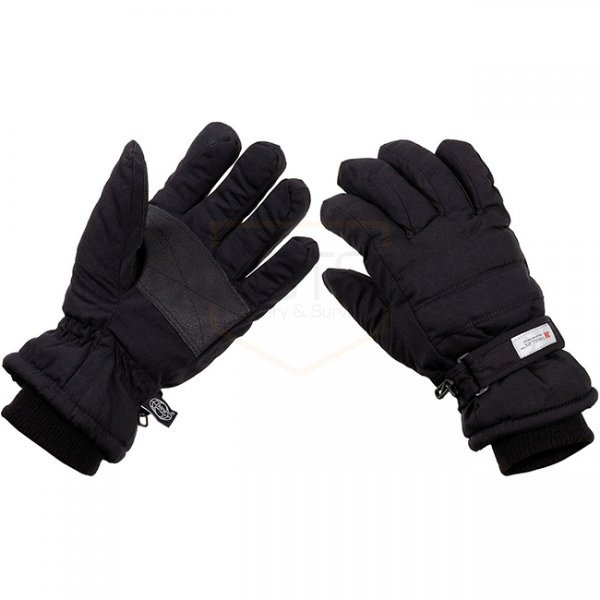 MFH Gloves 3M Thinsulate - Black - M