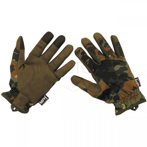 MFHProfessional Gloves Lightweight - Flecktarn - M