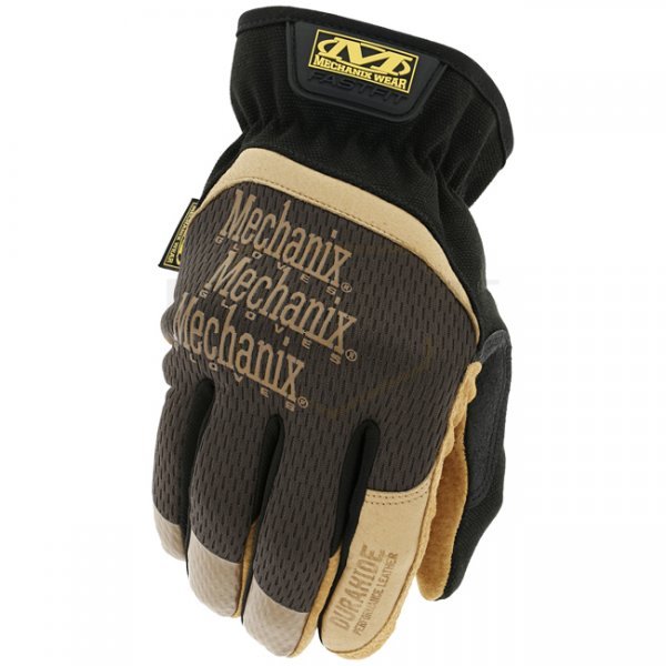 Mechanix FastFit Leather Gloves - Brown - M