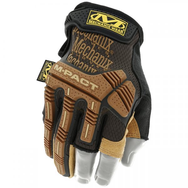 Mechanix M-Pact Framer Leather Gloves - Brown - 2XL