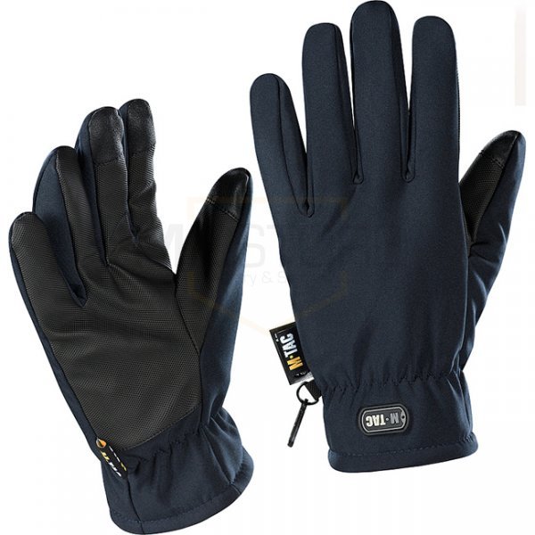 M-Tac Thinsulate Soft Shell Gloves - Navy Blue - L
