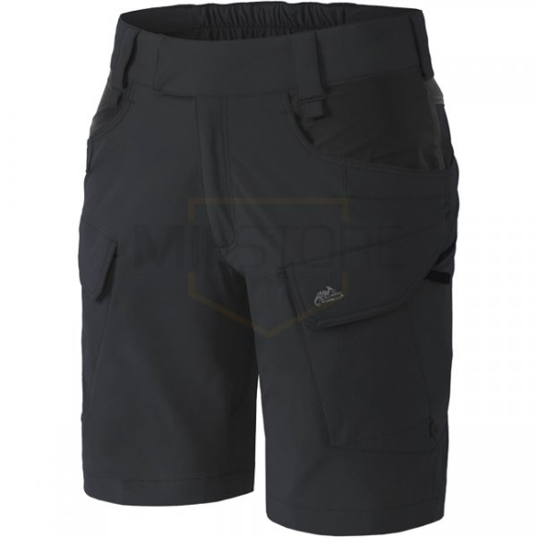 Helikon Women's OTS Outdoor Tactical Shorts 8.5 - Black - XL