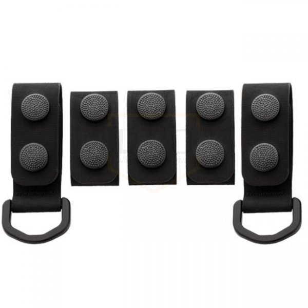 M-Tac Tactical Belt Attachments 5pcs - Black