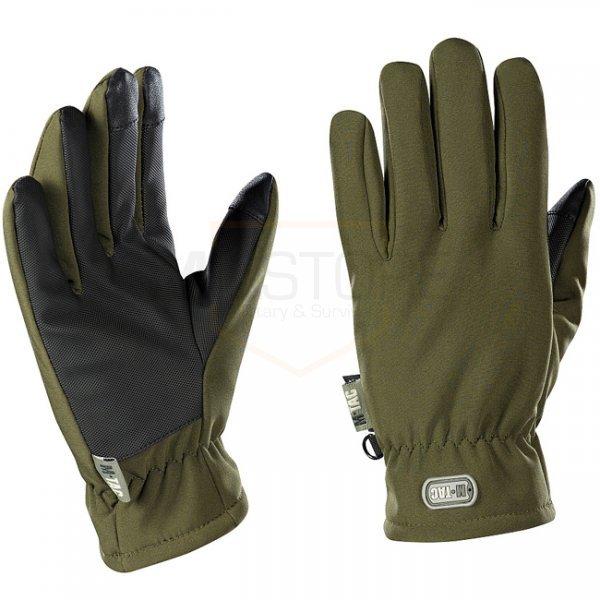 M-Tac Thinsulate Soft Shell Gloves - Olive - L