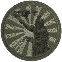 M-Tac The Way of the Samurai Embroidery Patch - Ranger Green