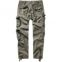 Brandit Pure Slim Fit Trousers - Olive - 4XL