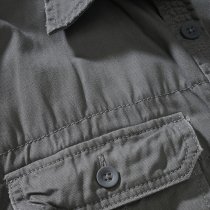 Brandit Vintage Shirt Longsleeve - Charcoal - 6XL