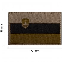 Clawgear Slovenia Flag Patch - RAL 7013