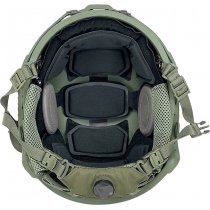 Pitchfork FAST Ballistic Combat Helmet High Cut - Coyote - Deluxe - L/XL