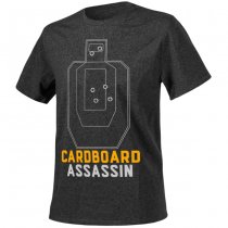 Helikon T-Shirt Cardboard Assassin - Melange Black-Grey - S