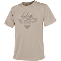 Helikon T-Shirt Outback Life - Khaki - S