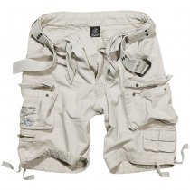 Brandit Savage Vintage Shorts - Old White - S