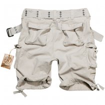 Brandit Savage Vintage Shorts - Old White - M