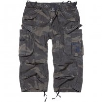 Brandit Industry Vintage 3/4 Shorts - Dark Camo - S