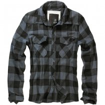 Brandit Checkshirt - Black / Grey - L