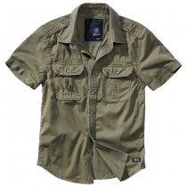 Brandit Vintage Shirt Shortsleeve - Olive