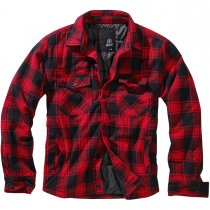 Brandit Lumberjacket - Red / Black