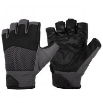 Helikon Half Finger Mk2 Gloves - Black / Shadow Grey B - L
