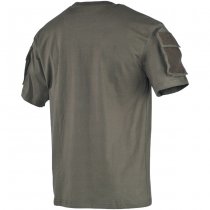 MFH Tactical T-Shirt Sleeve Pockets - Olive - S