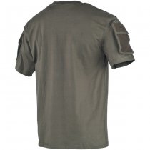 MFH Tactical T-Shirt Sleeve Pockets - Olive - 3XL